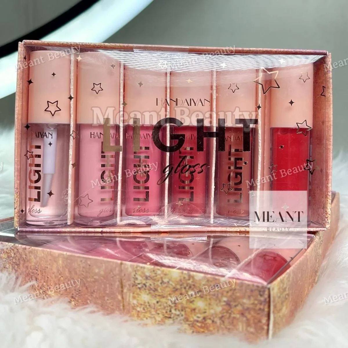 HANDAIYAN 6 Colors Light Lip Gloss Set Box Set-A