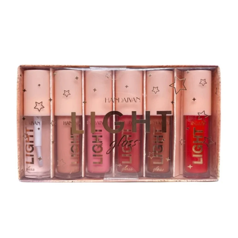 HANDAIYAN 6 Colors Light Lip Gloss Set Box Set-A