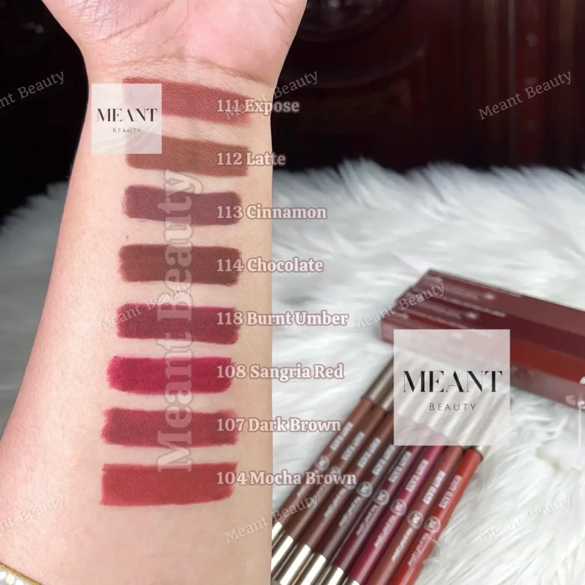 Beauty Glazed Waterproof & Long Lasting Lip Liner