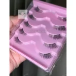 Shein 5 Pair Half Lashes Clear Band Wispy False Eyelashes