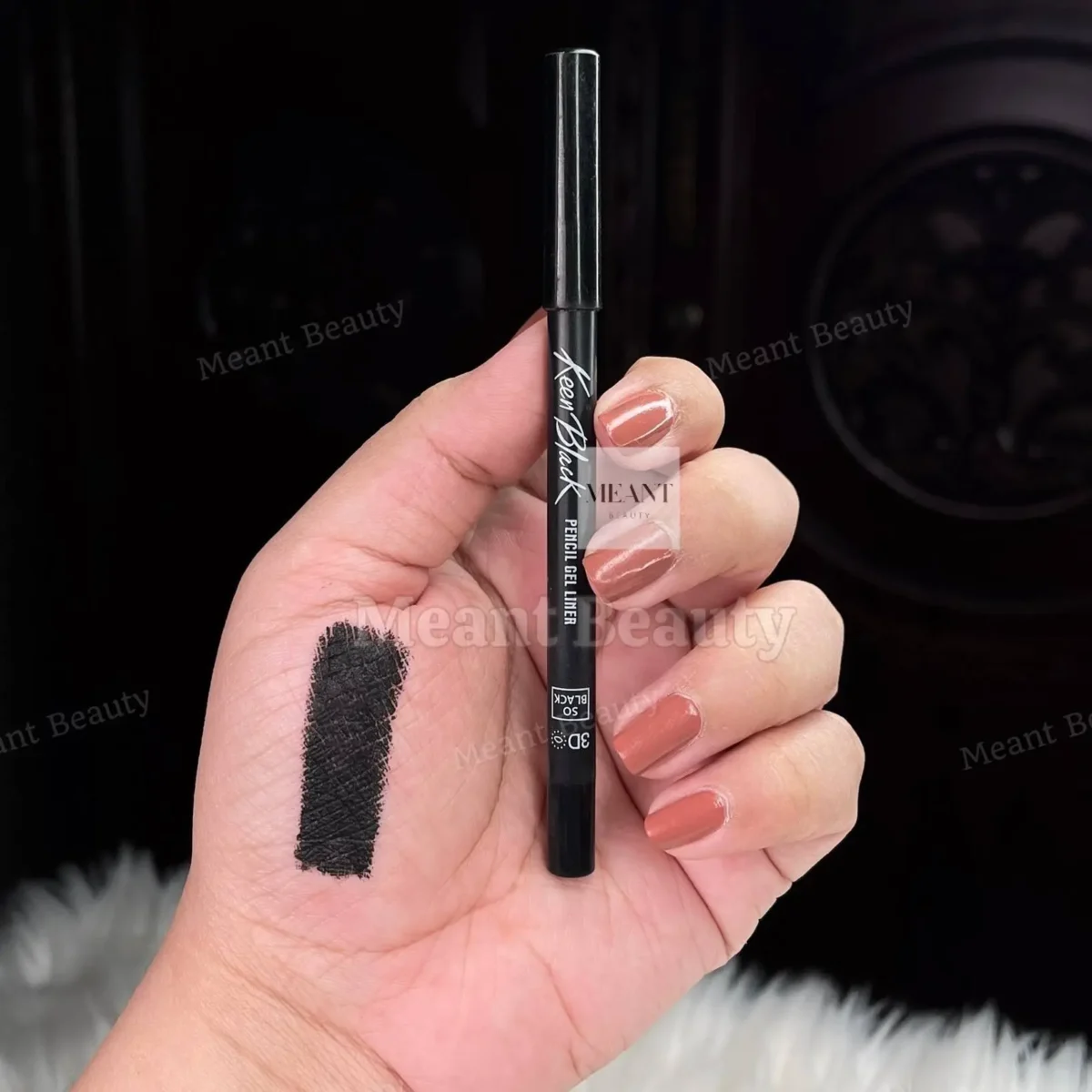 BOB Keen Black Pencil Gel Liner Kajal - Image 4