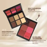 Imagic Professional Blush, Contour & Concealer Palette