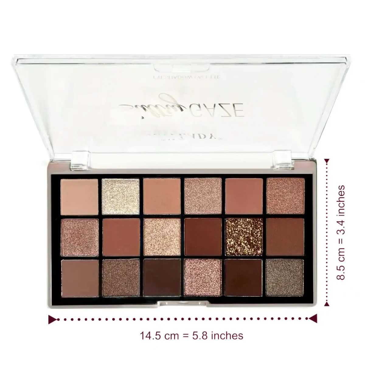 Anylady Sultry Gaze 18 Color Eyeshadow Palette- 01 Brown