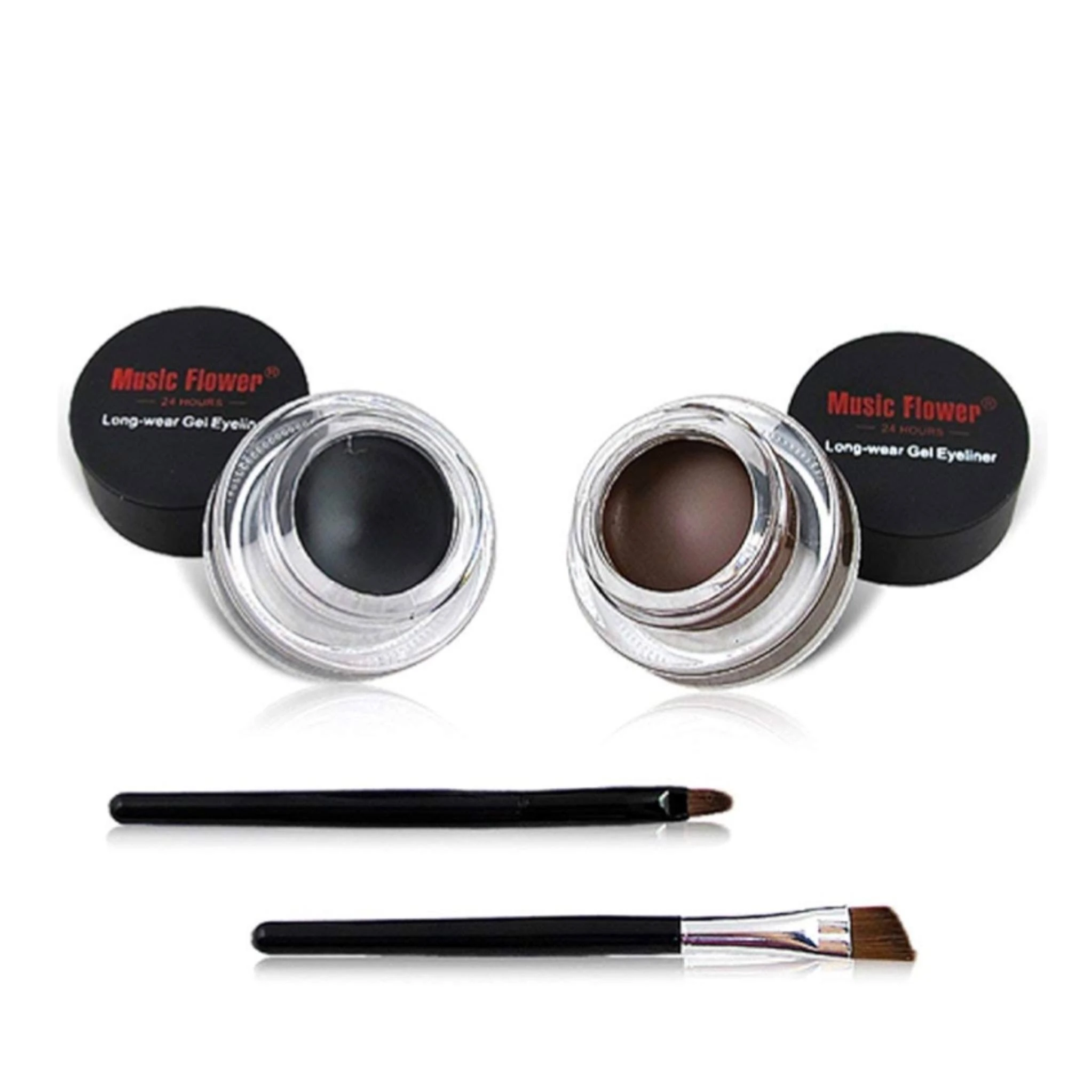 Music Flower Gel Eyeliner 2 in 1 Black + Brown Music Flower Gel Eyeliner 2 in 1 Black + Brown