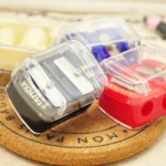 Youyi Double Hole Cosmetics Sharpener With Cover (Random Color)