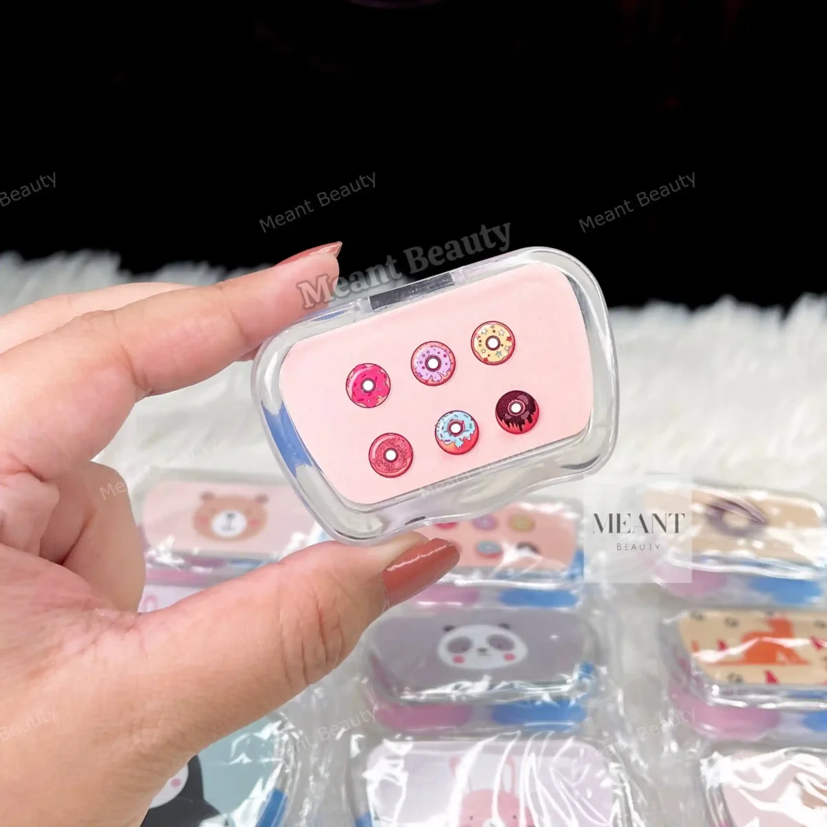 Cute Contact Lens Travel Kit Box- (Case, Tweezer & Applicator) kit