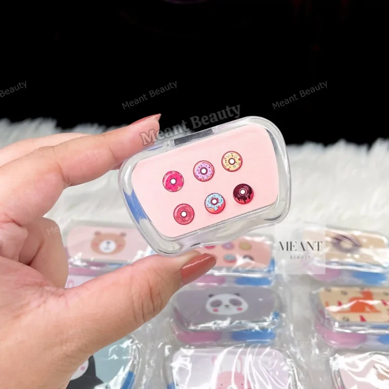 Cute Contact Lens Travel Kit Box- (Case, Tweezer & Applicator) kit