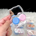Cute Contact Lens Travel Kit Box- (Case, Tweezer & Applicator) kit