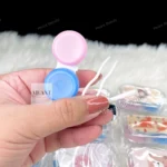 Cute Contact Lens Travel Kit Box- (Case, Tweezer & Applicator) kit