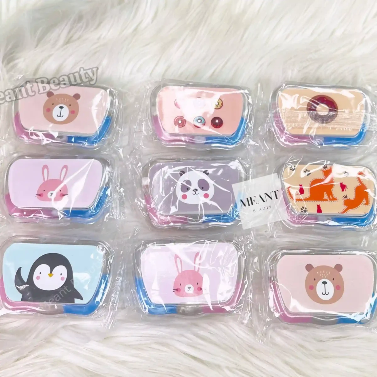 Cute Contact Lens Travel Kit Box- (Case, Tweezer & Applicator) kit