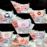 Cute Contact Lens Travel Kit Box- (Case, Tweezer & Applicator) kit