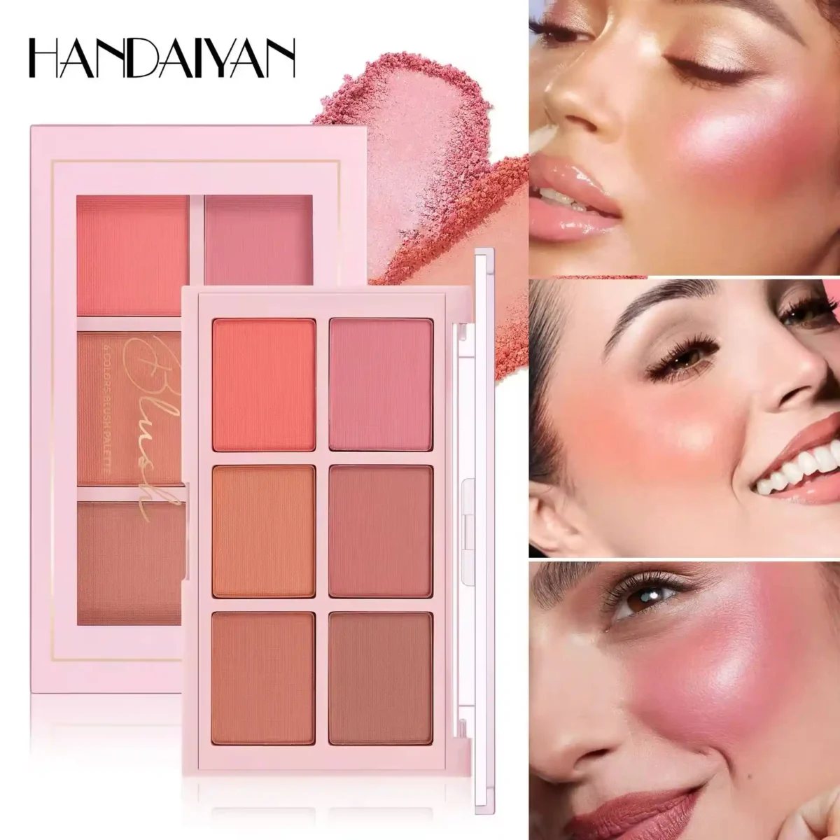 Handaiyan Going Blush 6 color Blush Palette