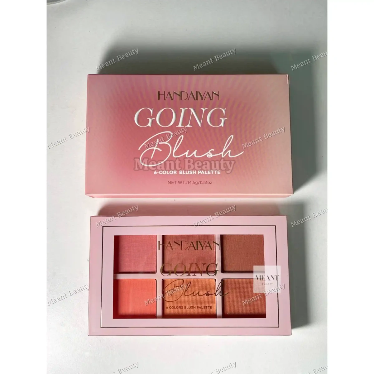 Handaiyan Going Blush 6 color Blush Palette