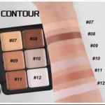 HANDAIYAN HD Face Essential Blusher + Contour 12 Modern Colors Palette