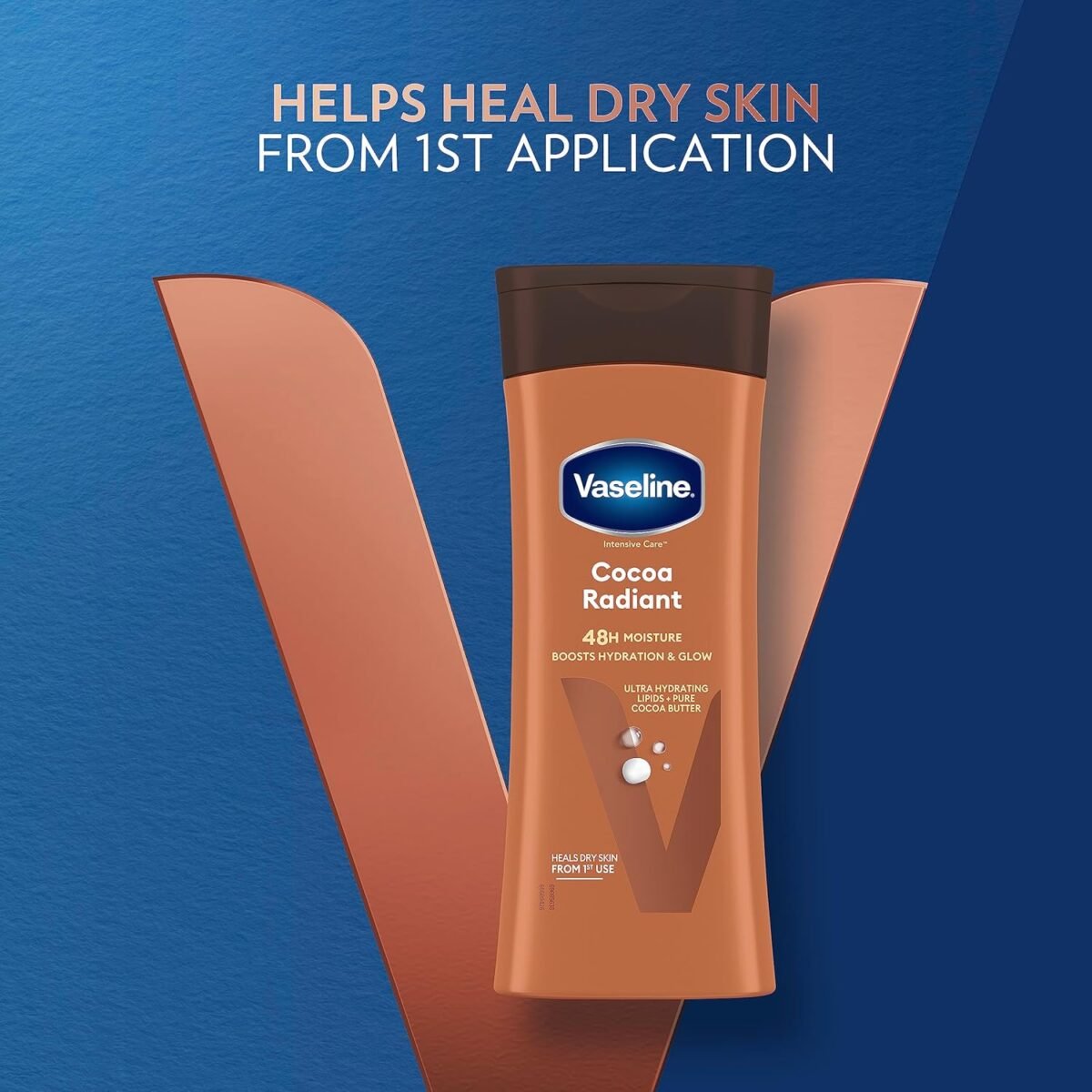 Vaseline Intensive Care Cocoa Radiant Body Lotion (100 ml) - Image 3