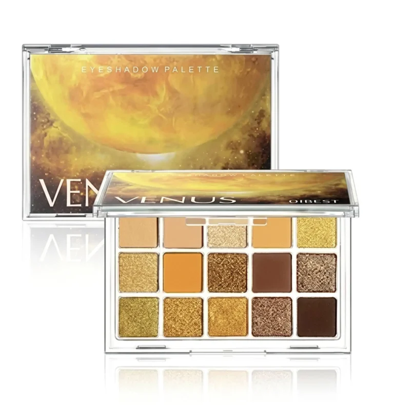 QIBEST Planet Venus 15 Colors Eyeshadow Palette