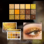 QIBEST Planet Venus 15 Colors Eyeshadow Palette
