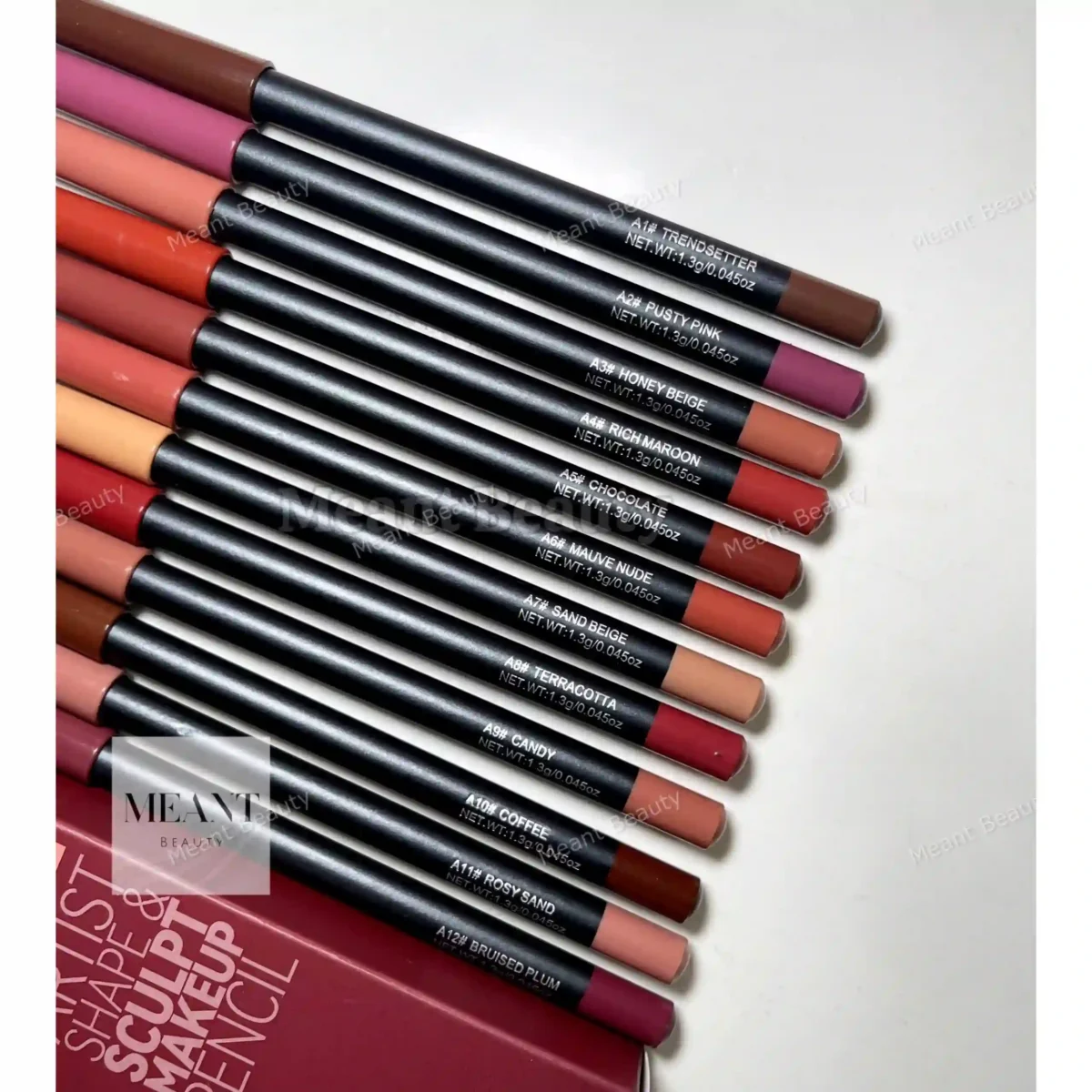 Beauty Glazed Artist Shape and Sculpt Makeup Pencil Set A