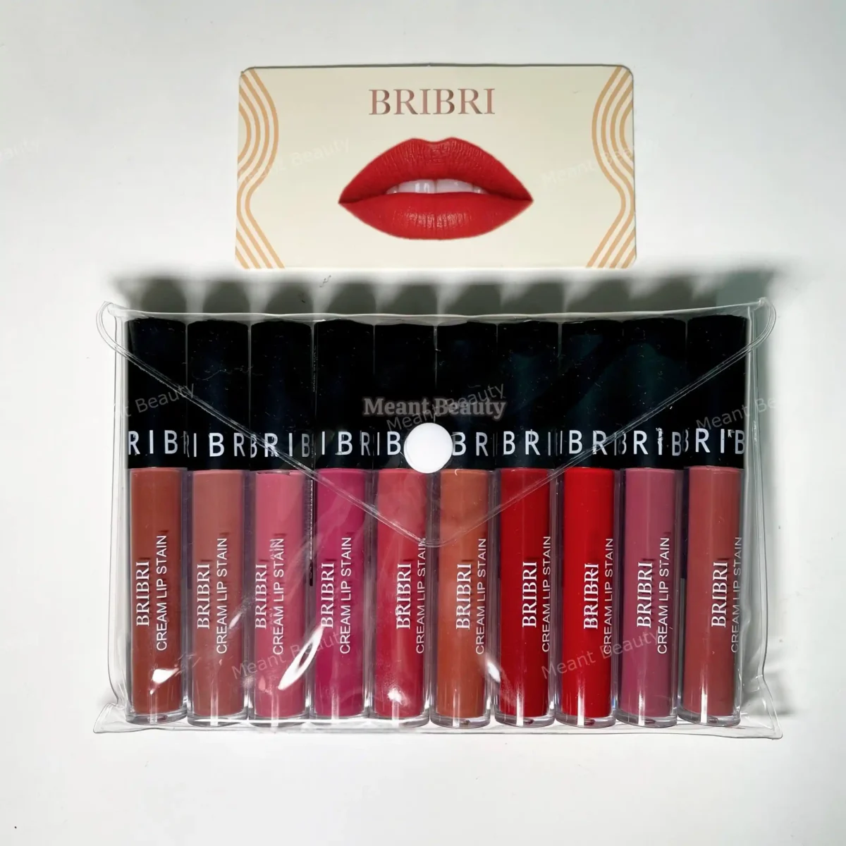 Bribri Lipstick Set (10 pcs) Lightweight, super comfortable