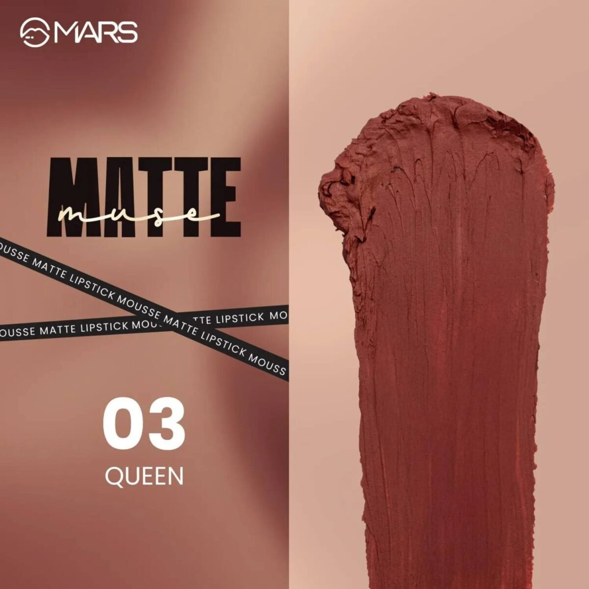 MARS Matte Muse Mousse Lipstick 03 Queen