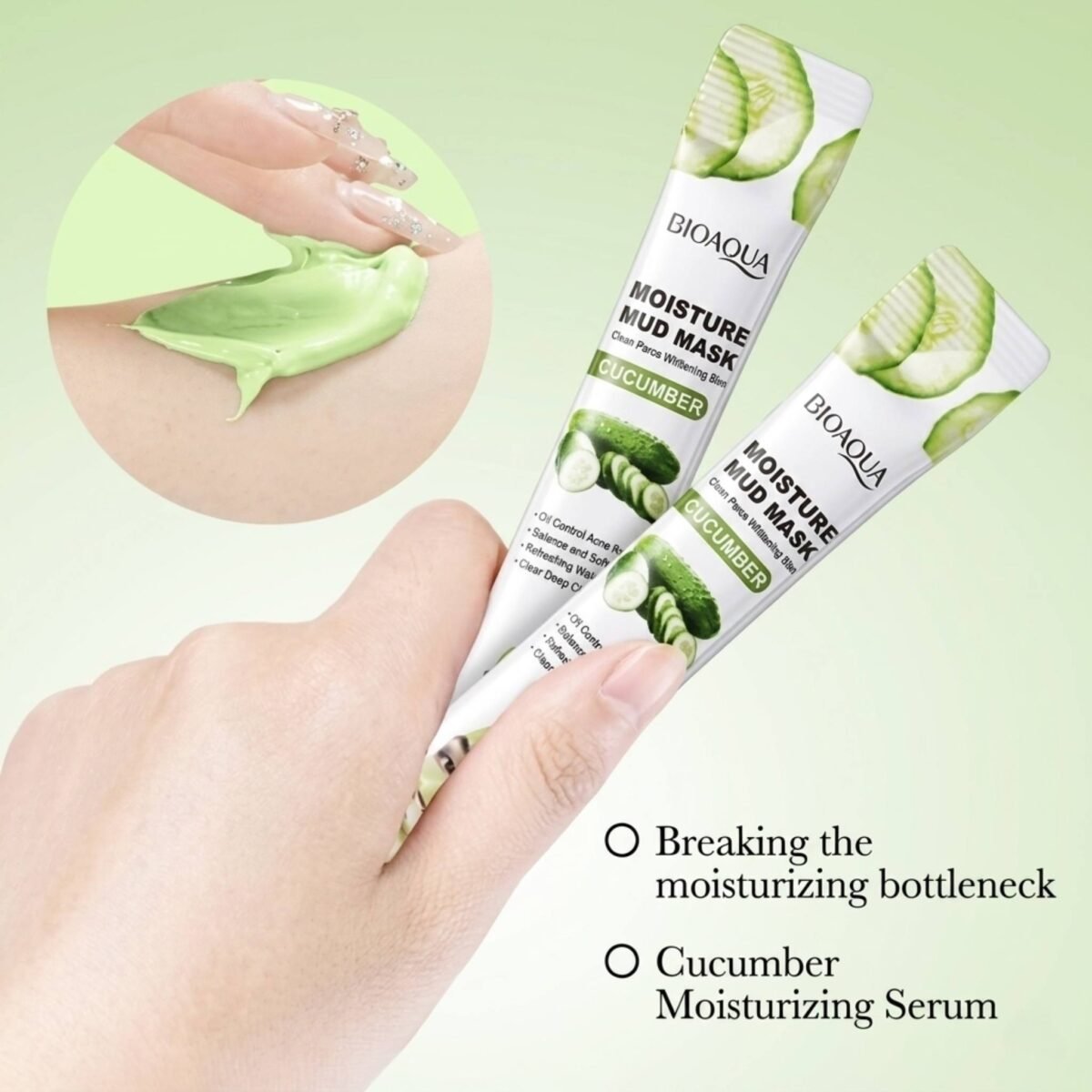 BIOAQUA Cucumber Moisture Mud Mask (8g)