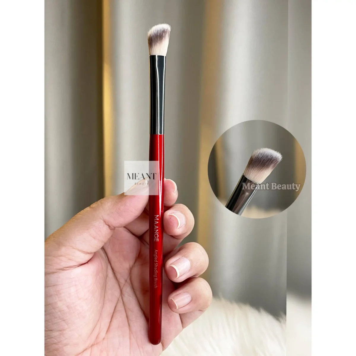MAANGE 3 Pc Premium Makeup Brush Set Maroon MAG52140RY - Image 5