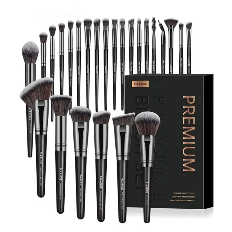 MAANGE Premium 25pc Professional Brush Set | Complete Face & Eye Makeup Brush Set