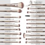 MAANGE 20 Piece Professional Makeup Brush Set